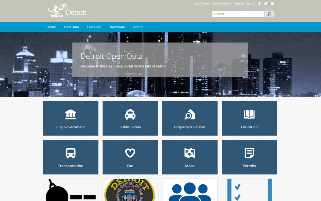 Detroit Mayor Mike Duggan Announces City Open Data Portal
