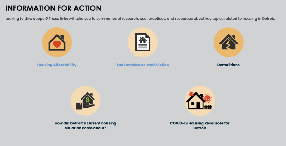 Introducing The Housing Information Portal Data Driven Detroit